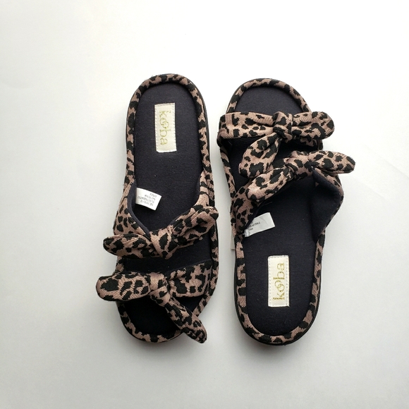Kooba Slippers , woman cheetah print ,leopard - Picture 4 of 4
